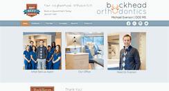 Desktop Screenshot of buckheadorthodontics.com